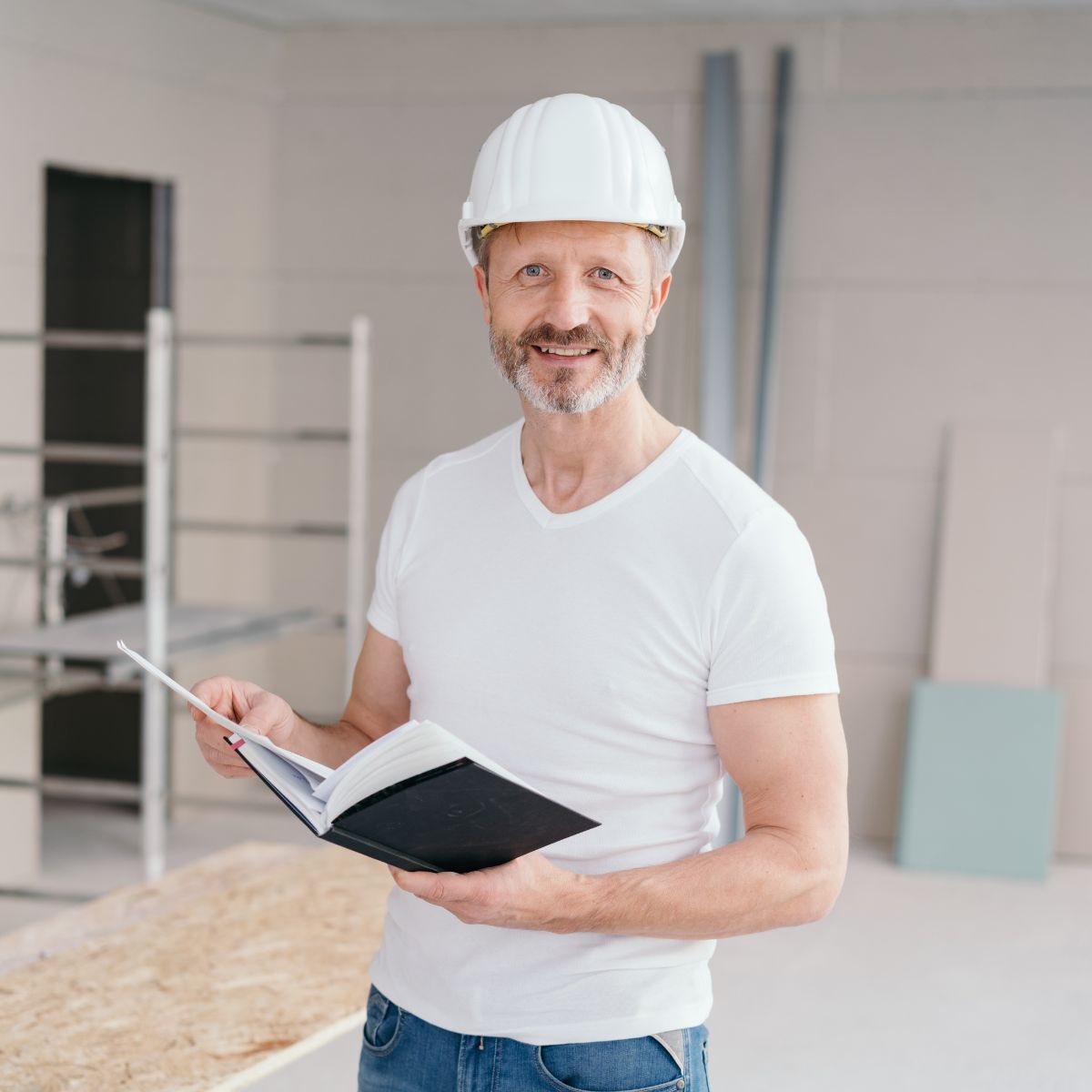 Handwerker bei der Arbeit